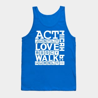 Micah 6:8 Tank Top